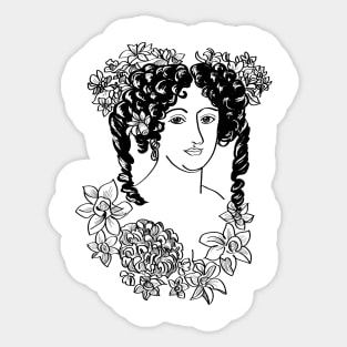 Hortensia Is A Flower Sticker